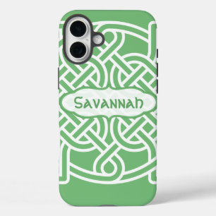 Celtic Knot Pattern Any Colour Personalized iPhone iPhone 16 Plus Case