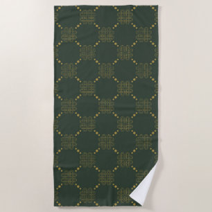 Celtic Knot Pattern Beach Towel