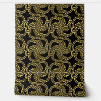Celtic Knot Pattern Elegant Modern Black and Gold