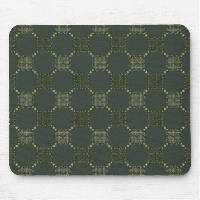 Celtic Knot Pattern Mouse Pad (Front)