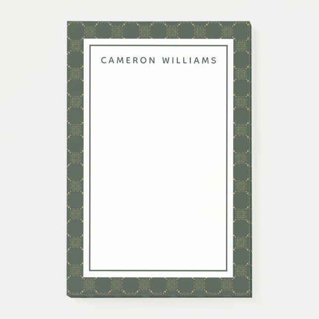 Celtic Knot Pattern Post-it Notes (Front)