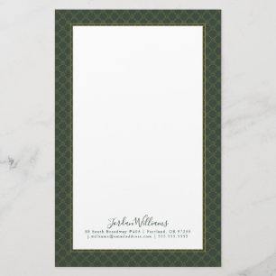 Celtic Knot Pattern Stationery