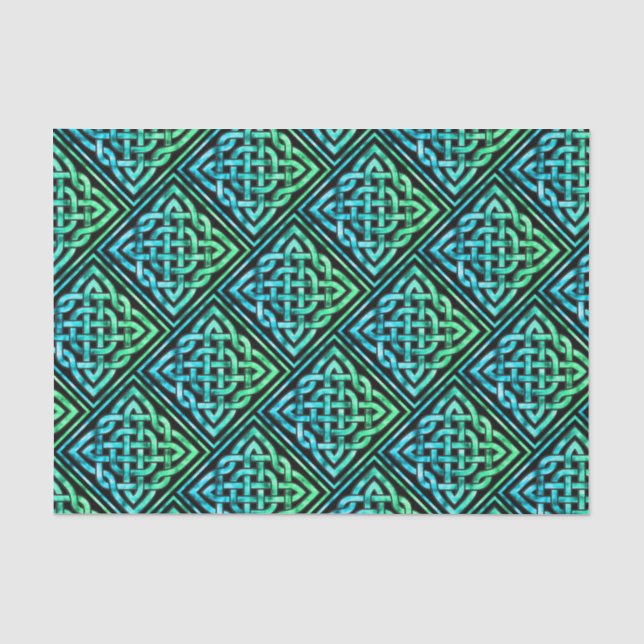 Celtic Knot Pattern Tissue Paper (Front)
