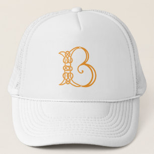 Celtic Knot Personalized Initial B Trucker Hat