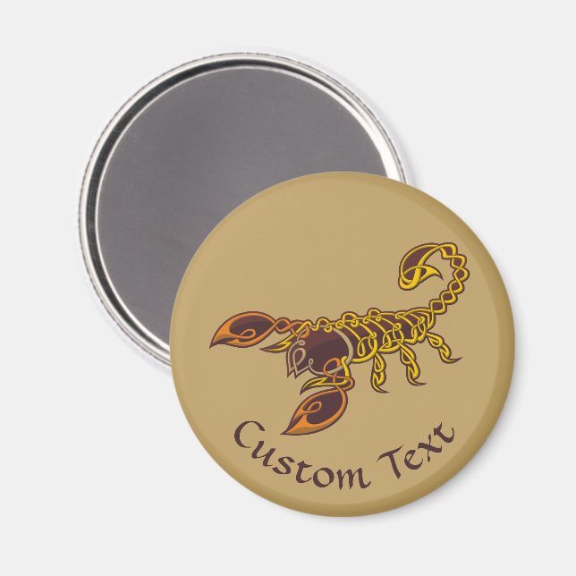 Celtic Knot Scorpion Magnet (Front/Back)