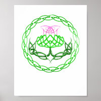Celtic Knot Scottish Thistle