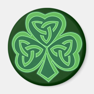 Celtic Knot Shamrock Magnet
