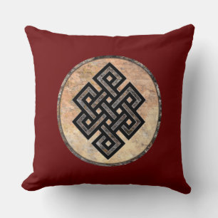 Celtic Knot Talking Canyons, New Mexico Throw Pillow