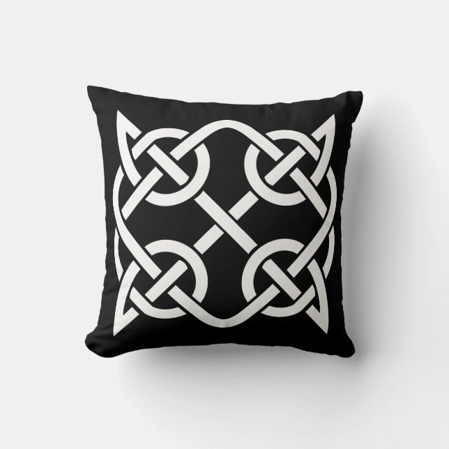 Celtic Knot Throw Pillow (Front)