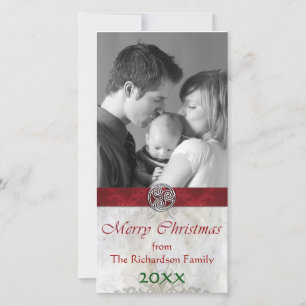 Celtic Knot Triskelion Holiday Christmas Photo Card