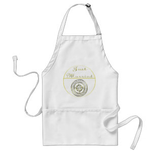 Celtic Knot Wedding Invitation Set Standard Apron