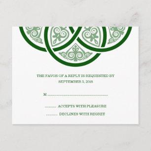 Celtic Knot Wedding RSVP Cards