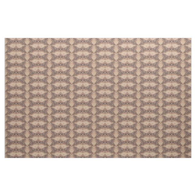 Celtic Knot Woodburned Pattern Fabric (Fat Quarter)