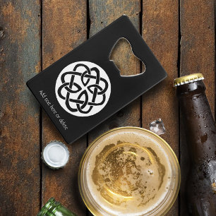 Celtic Knot Work Circle Credit Card Bottle Opener