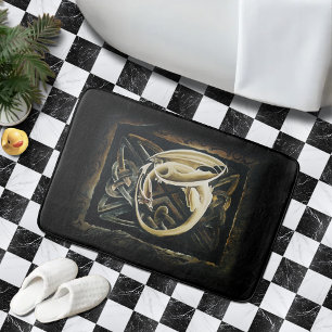 Celtic Knot Work Cream Dragon Bath Mat
