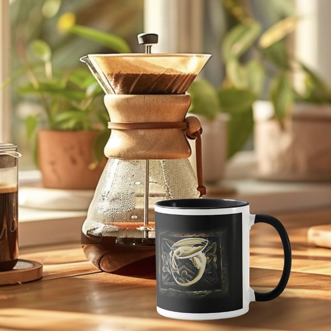 Celtic Knot Work Cream Dragon Mug (Creator Uploaded)