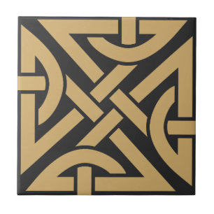 Celtic Knot Work Pattern Tile