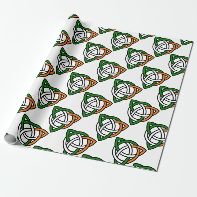 Celtic Knot Wrapping Paper (Unrolled)