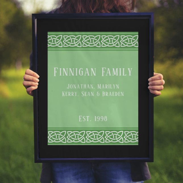 Celtic Knots Band Custom Family Poster (Creator Uploaded)