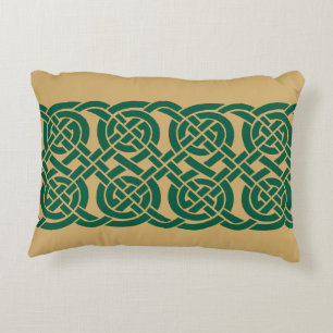 Celtic Knots Frieze Pattern Accent Pillow