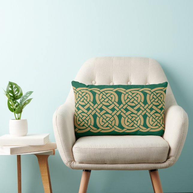 Celtic Knots Frieze Pattern Lumbar Pillow (Chair)