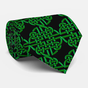 Celtic Knots on Black Tie