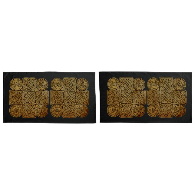 Celtic Knotwork Cross  Pillowcase (Back-Set)