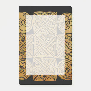 Celtic Knotwork Cross Post-it Notes