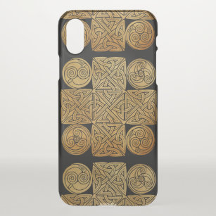 Celtic Knotwork Cross iPhone X Case