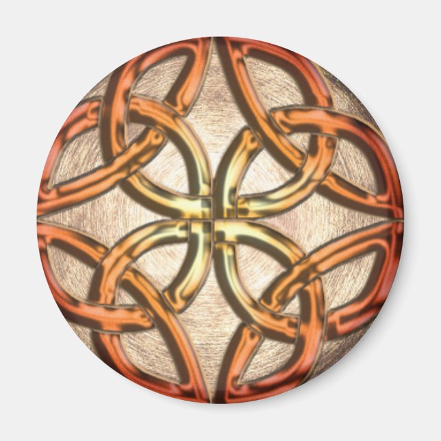 Celtic Knotwork Enamel Magnet (Front)