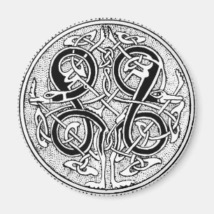 Celtic knotwork magnet