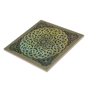 Celtic Knotwork Mandala Tile