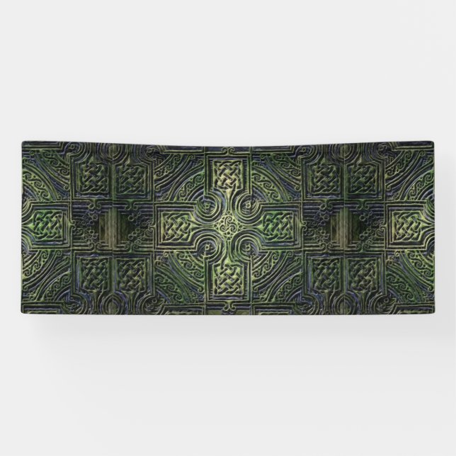 Celtic knotwork St. Patrick's Day Banner (Horizontal)