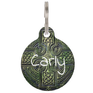 Celtic knotwork St. Patrick's Day Pet Tag