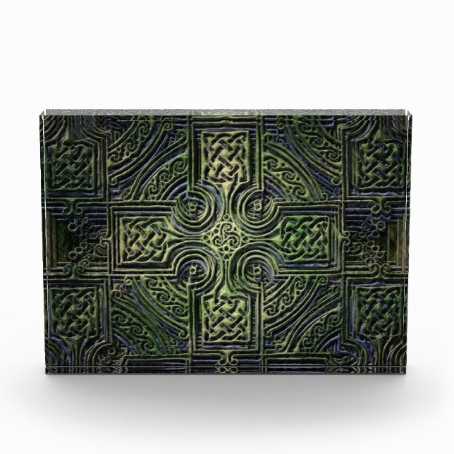 Celtic knotwork St. Patrick's Day Photo Block (Front)