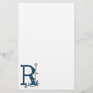 Celtic Letter R stationery