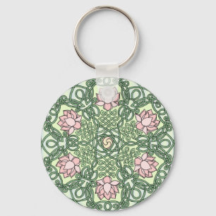 Celtic Lotus Keychain