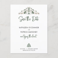 Celtic Love Knot Romantic Wedding Save the Date