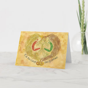 Celtic Lovers Card