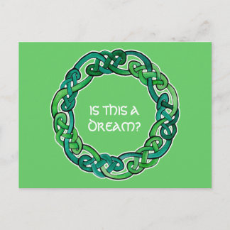 Celtic Lucid Dreaming Reality Check Postcard