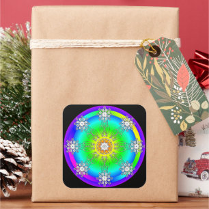 Celtic Mandala Square Sticker