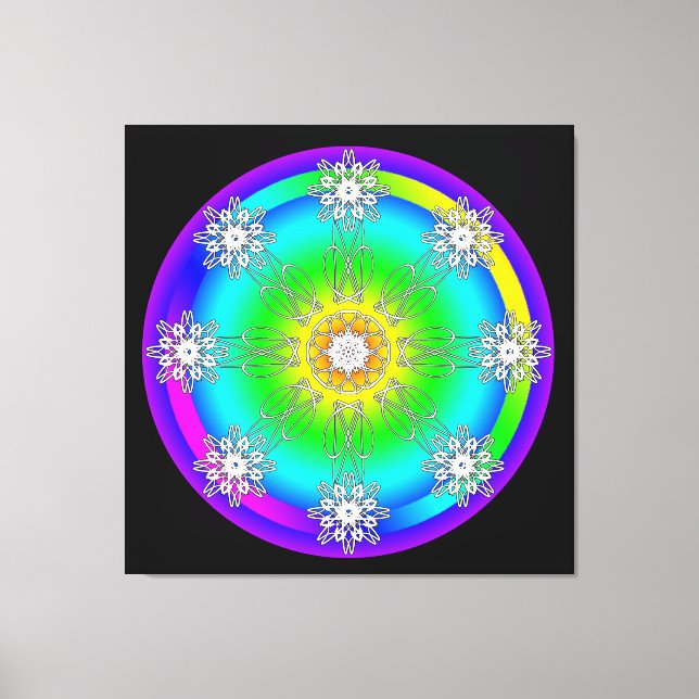 Celtic Mandala Stretched Canvas Print (Front)