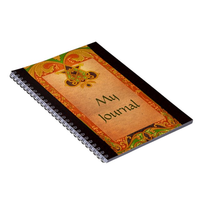 Celtic Manuscript Journal Notebook (Right Side)
