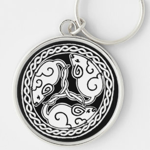 Celtic Mice Keychain
