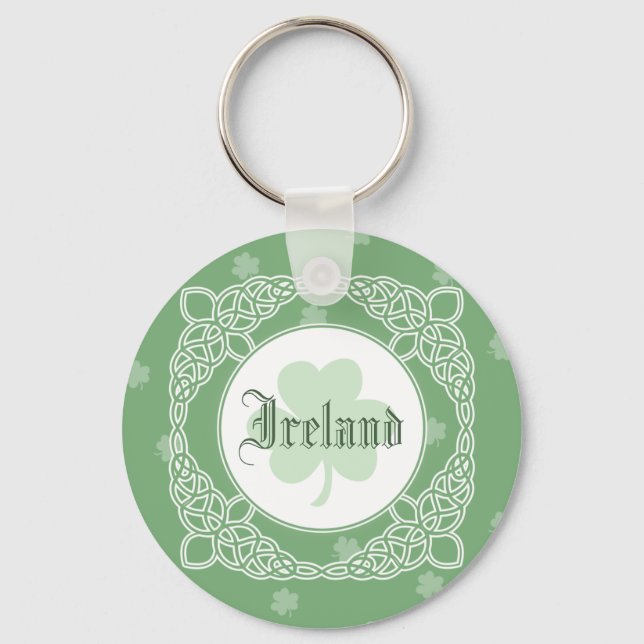Celtic Mist Keychain - Green (Front)