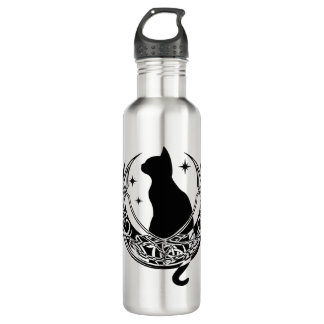 Celtic Moon | Night Cat Stars 710 Ml Water Bottle