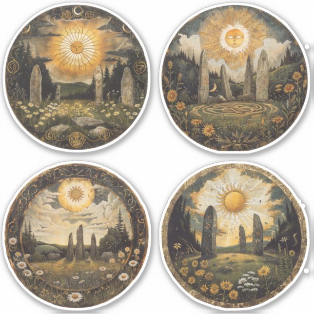 Celtic Mythology and Sun Symbols Litha (Front)