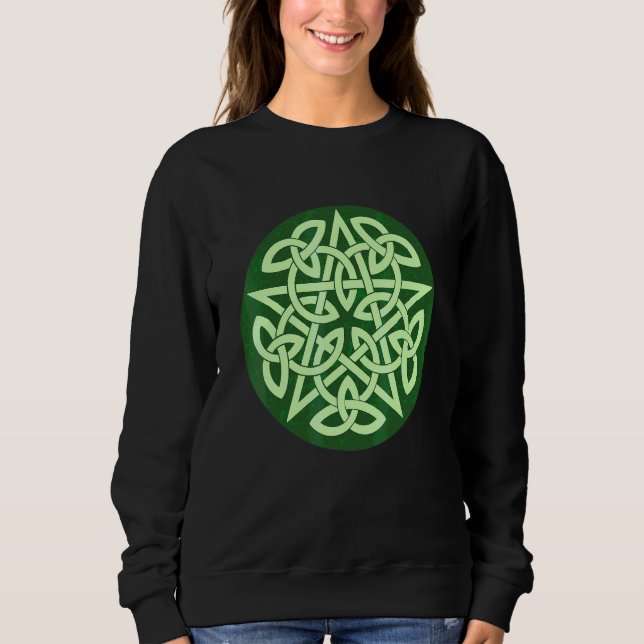 Celtic Occult Wicca Pentacle Knot Sweatshirt (Front)