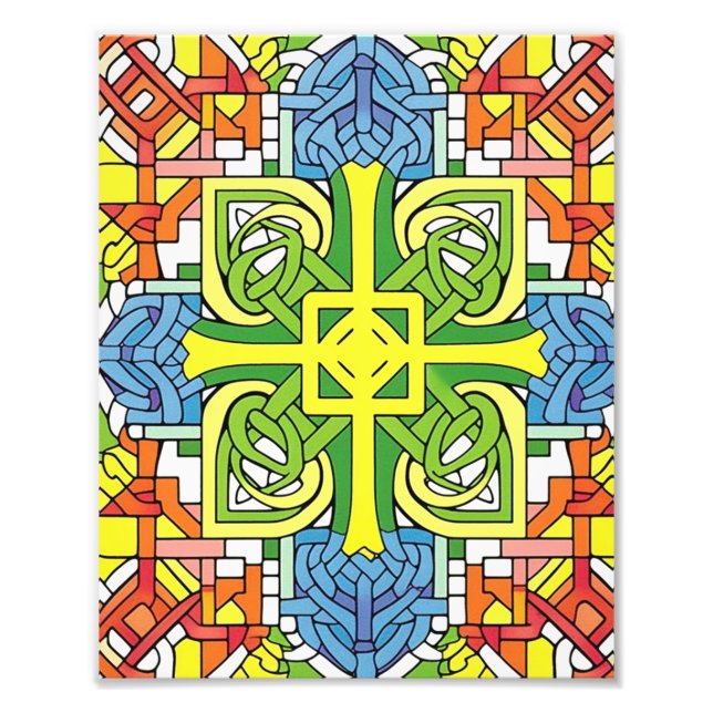 Celtic Pattern Photo Print (Front)