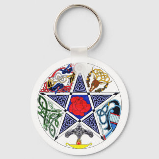 Celtic Pentagram Keychain